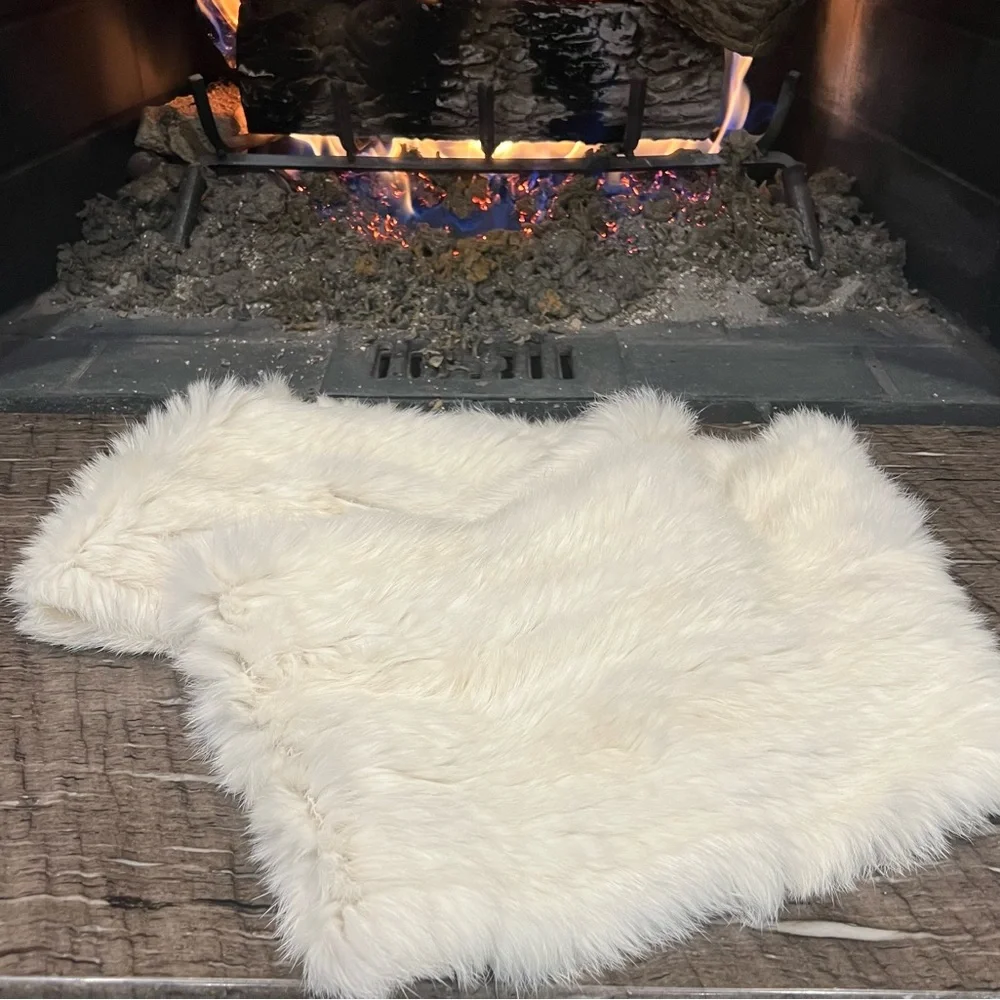 Jocelyn White rabbit fur infinity scarf - worn once - Picture 2 of 6